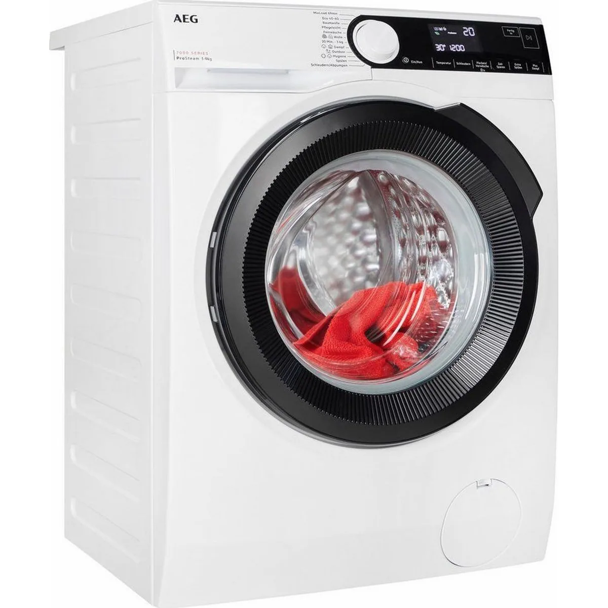 AEG LR7GA49FL Waschmaschine, 9 kg, 1400 U/min, Dampffunktion für weniger Falten