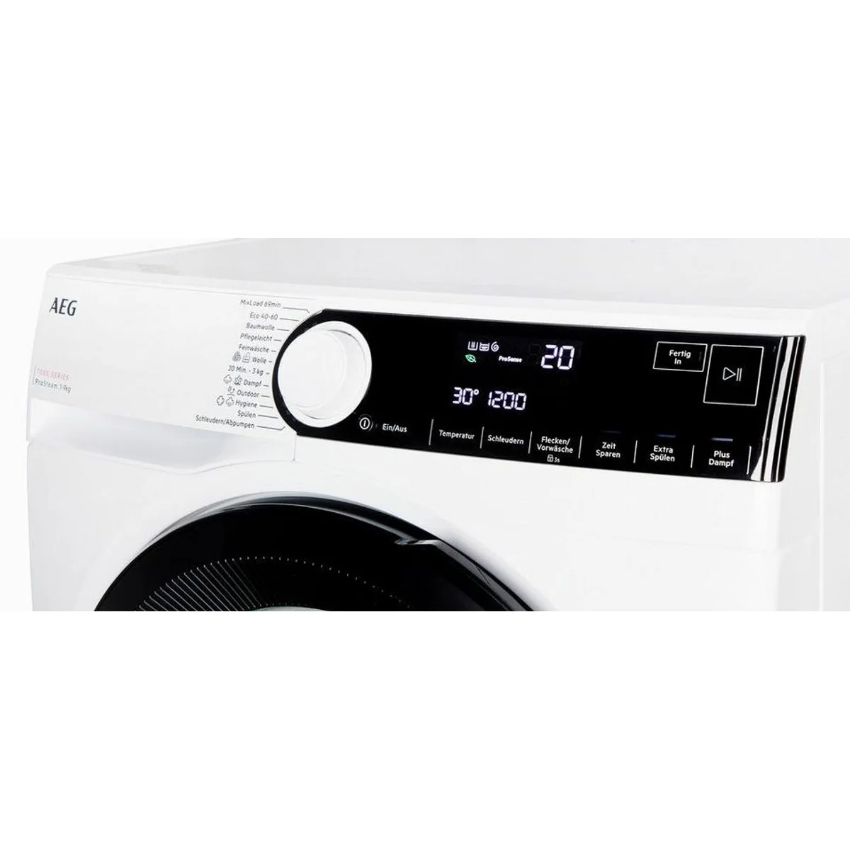 AEG LR7GA49FL Waschmaschine, 9 kg, 1400 U/min, Dampffunktion für weniger Falten 4
