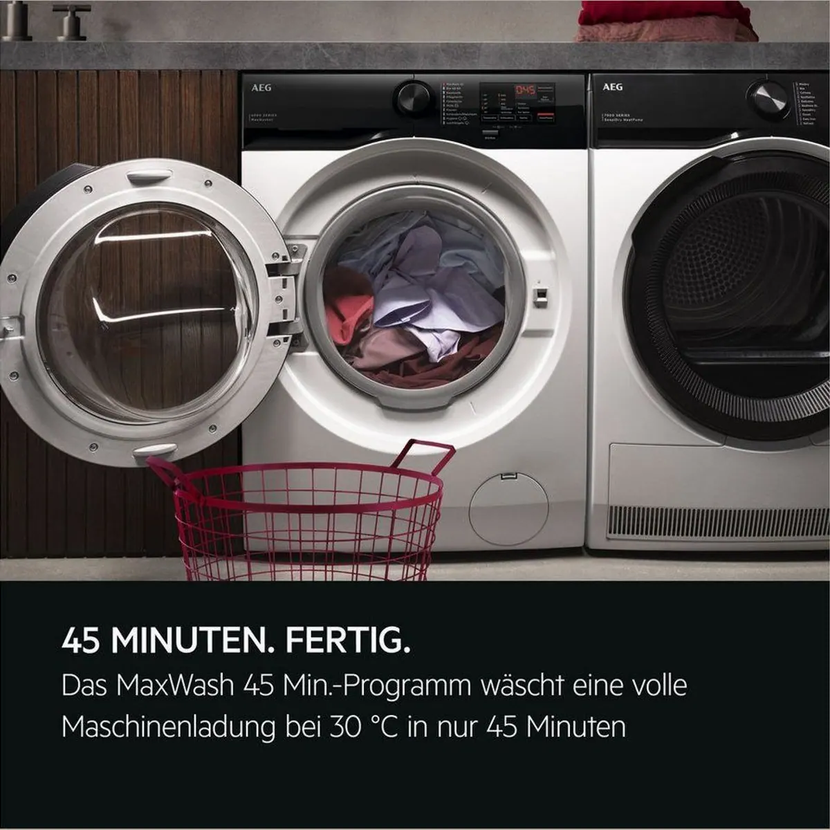 AEG Waschmaschine LR6A5E480, 8 kg, 1400 U/min, energieeffizient und leise 2