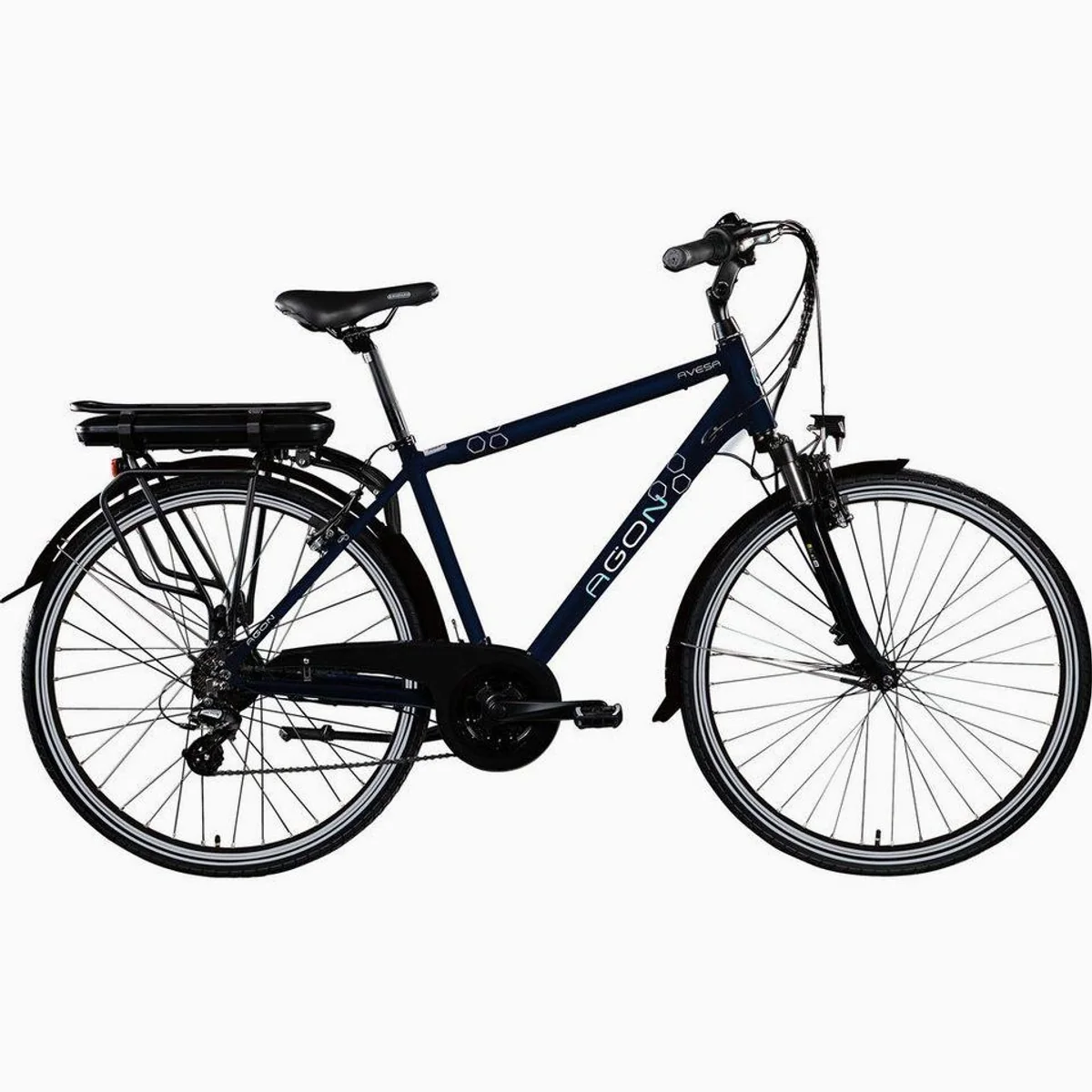 Agon Avesa E-Bike Trekkingrad, 21 Gang, 250W Motor, 374 Wh Akku