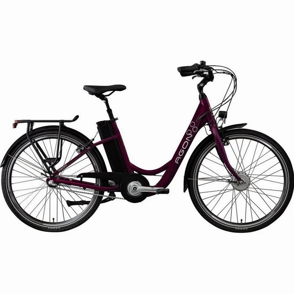 Agon E-Bike Cityrad Axis, 3 Gang, wartungsfreie Nabenschaltung, 536 Wh Akku