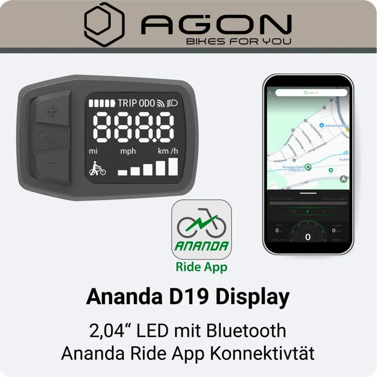 Agon E-Bike Cityrad Axis, 3 Gang, wartungsfreie Nabenschaltung, 536 Wh Akku 3