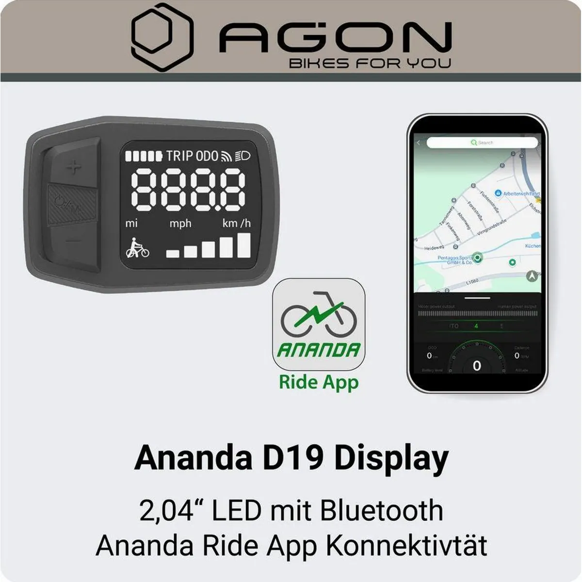 Agon E-Bike Cityrad Aurora, 3 Gang Nabenschaltung, 536 Wh Akku, für Damen und Herren 4