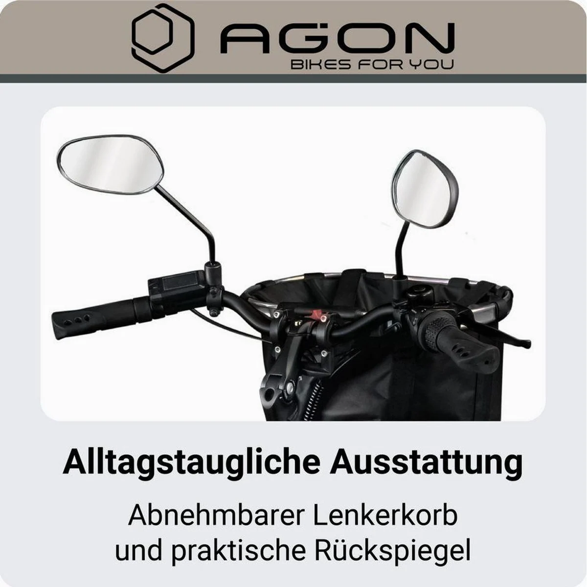 AGON E-Bike Cityrad Assist, tiefer Einstieg, 3 Gang Nabenschaltung, 374 Wh 5