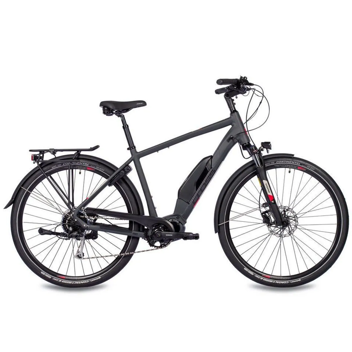 Airtracks X-Tron SR1 E-Bike, 28 Zoll, SHIMANO E6100 Mittelmotor, 9-Gang Kettenschaltung