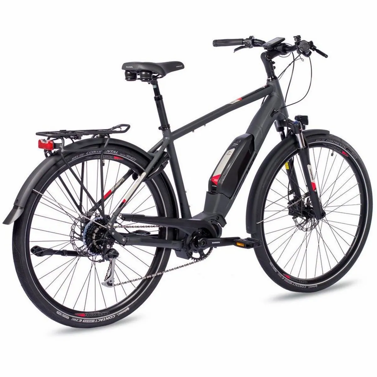Airtracks X-Tron SR1 E-Bike, 28 Zoll, SHIMANO E6100 Mittelmotor, 9-Gang Kettenschaltung 4