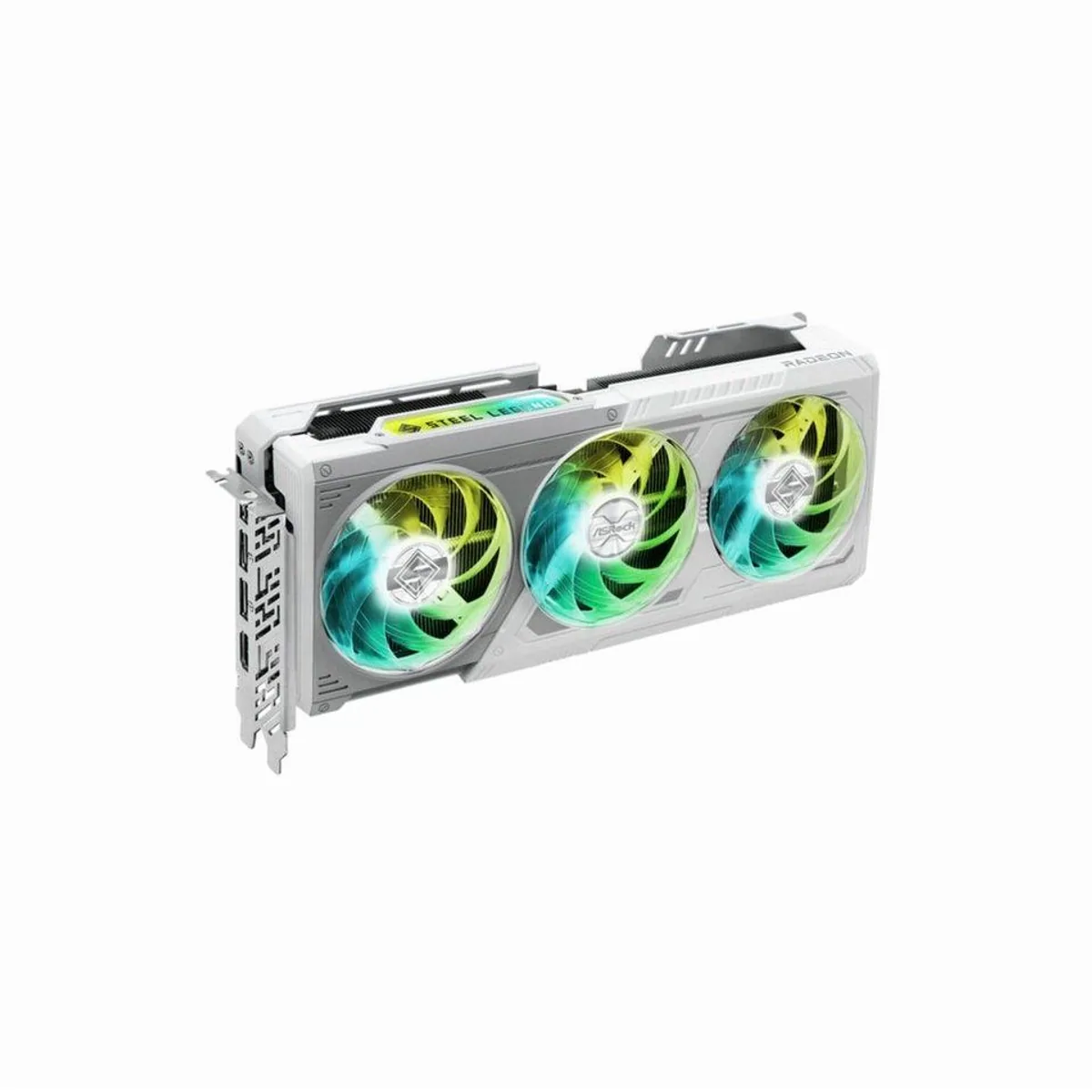 Asrock Radeon RX 9070 XT Grafikkarte, hohe Leistung, effiziente Kühlung, vielseitige Anschlüsse 4