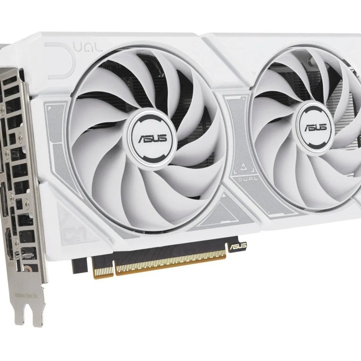 ASUS DUAL-RTX5060-O8G-WHITE Grafikkarte, hohe Leistung, effiziente Kühlung, modernes Design