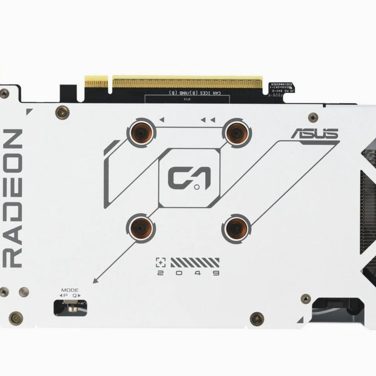 ASUS DUAL-RX9060XT-16G-WHITE Grafikkarte, hohe Leistung, effiziente Kühlung, modernes Design 2