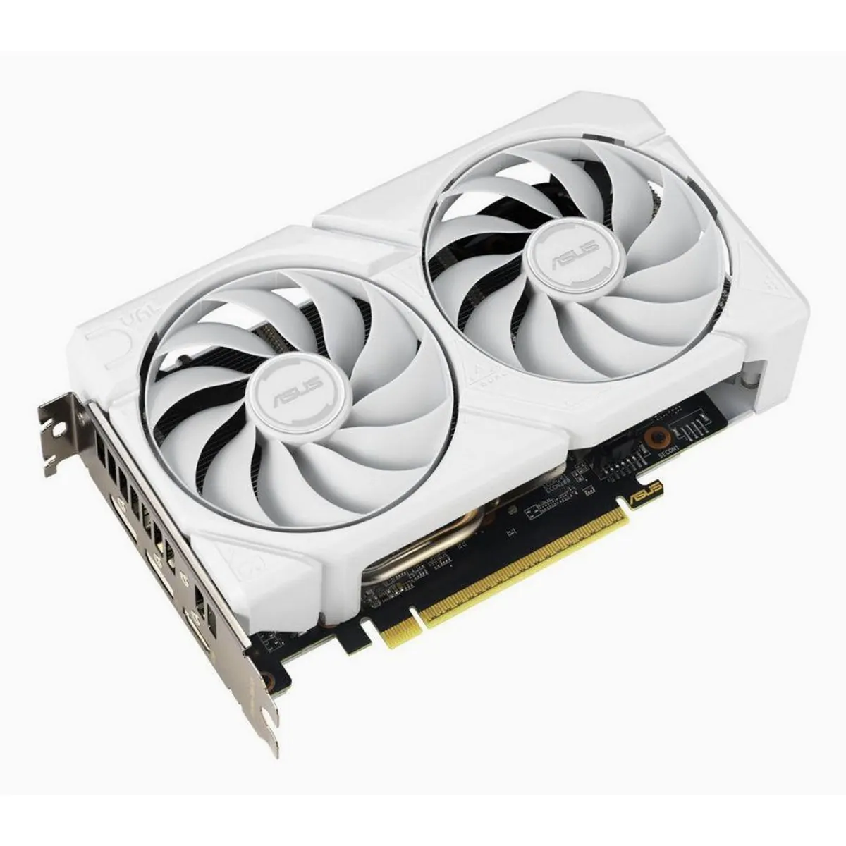 ASUS DUAL-RX9060XT-16G-WHITE Grafikkarte, hohe Leistung, effiziente Kühlung, modernes Design 3