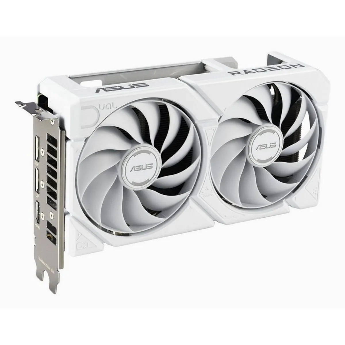 ASUS DUAL-RX9060XT-16G-WHITE Grafikkarte, hohe Leistung, effiziente Kühlung, modernes Design 4