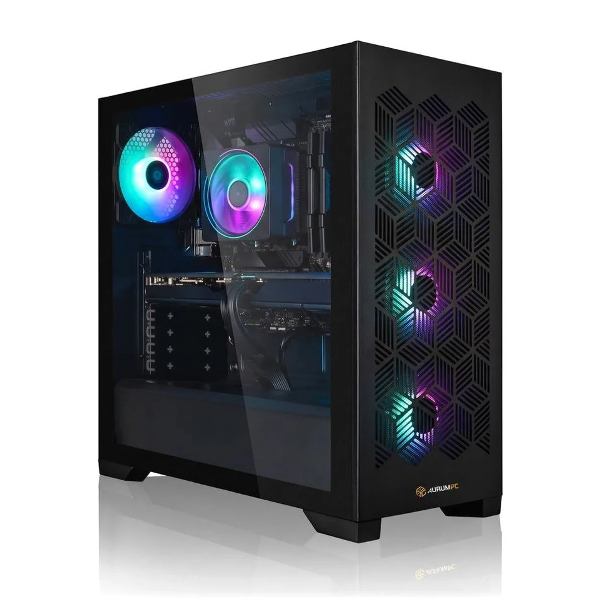 AurumPC 27" Set R7 5700X, RTX 5060, 32GB RAM — Gaming, Videobearbeitung, Multitasking 2