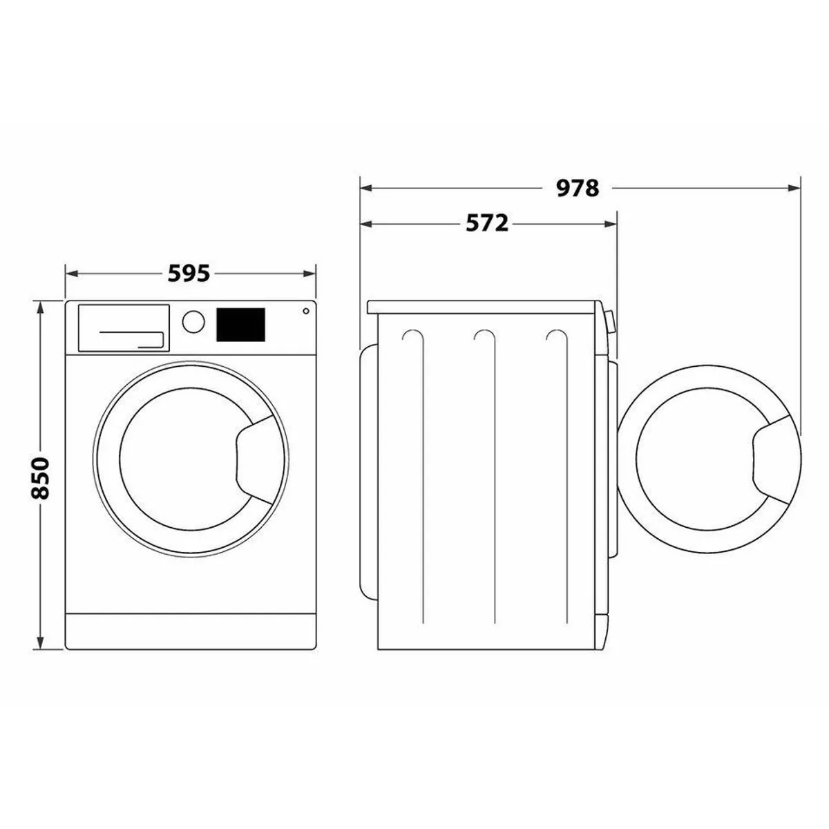 Bauknecht WBP 714A Waschmaschine, 7 kg, 1400 U/min, Kurzprogramm 45' – schnelle Sauberkeit 5