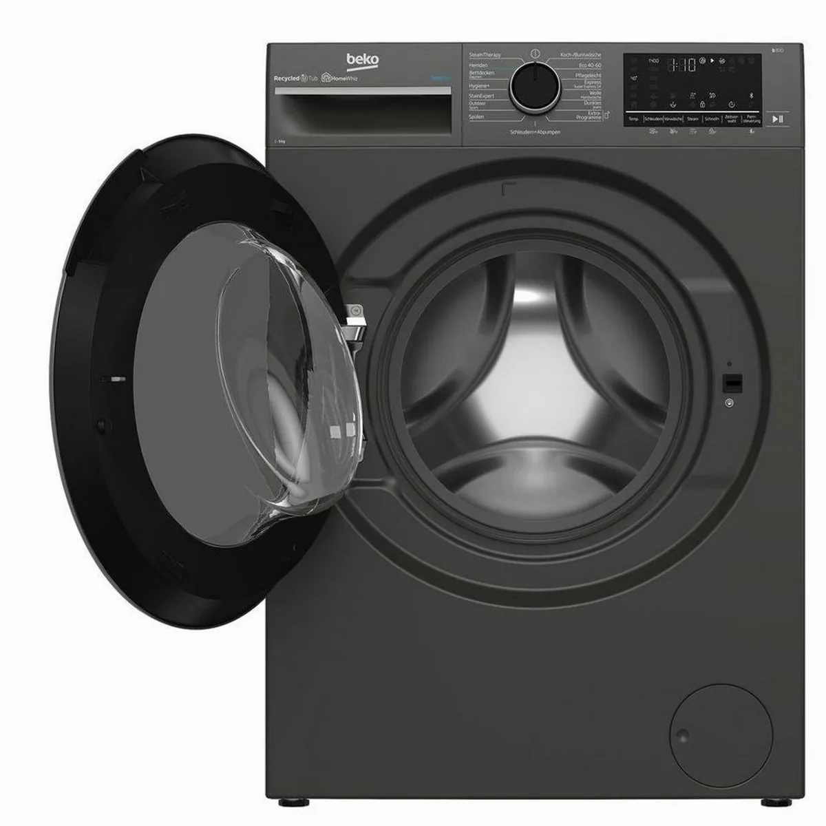 Beko B3WFT59415M Waschmaschine, 9 kg, 1400 U/min, Dampffunktion, Bluetooth 3