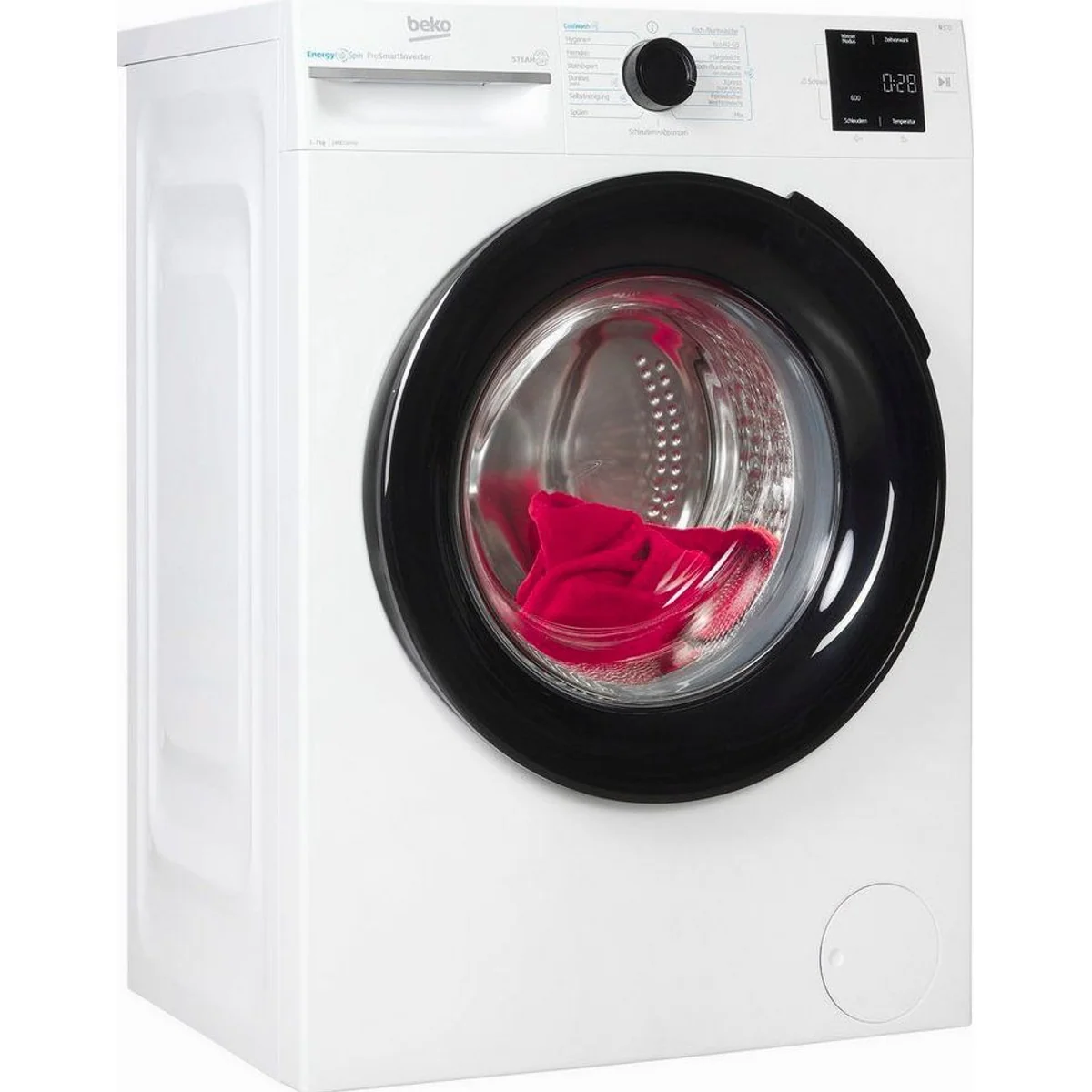 Beko BM3WFU3741X Waschmaschine, 7 kg, 1400 U/min, Energieeffizienz & EnergySpin