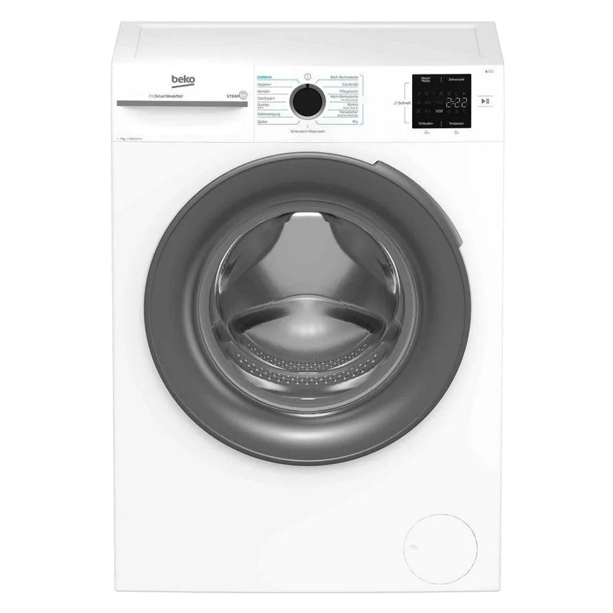 Beko BM3WFU4741W1 Waschmaschine, 7 kg, 1400 U/min, EnergySpin-Technologie 2