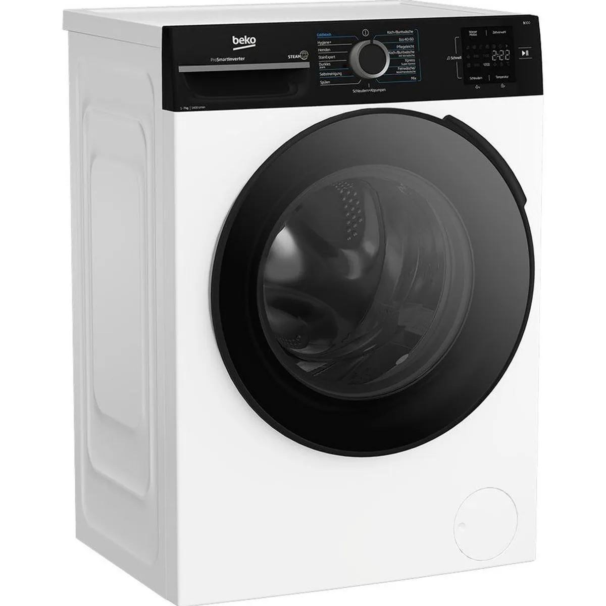 BEKO BM3WFU3741R Waschmaschine, 7 kg, 1400 U/min, AddXtra Funktion, Hygiene+