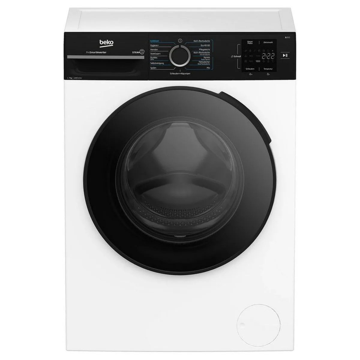 BEKO BM3WFU3741R Waschmaschine, 7 kg, 1400 U/min, AddXtra Funktion, Hygiene+ 2