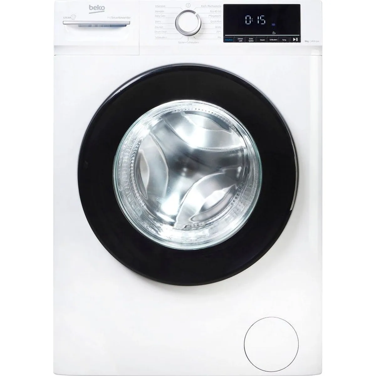 BEKO WMOFE841 Waschmaschine, 8 kg, 1400 U/min, Dampffunktion für schonende Pflege 3