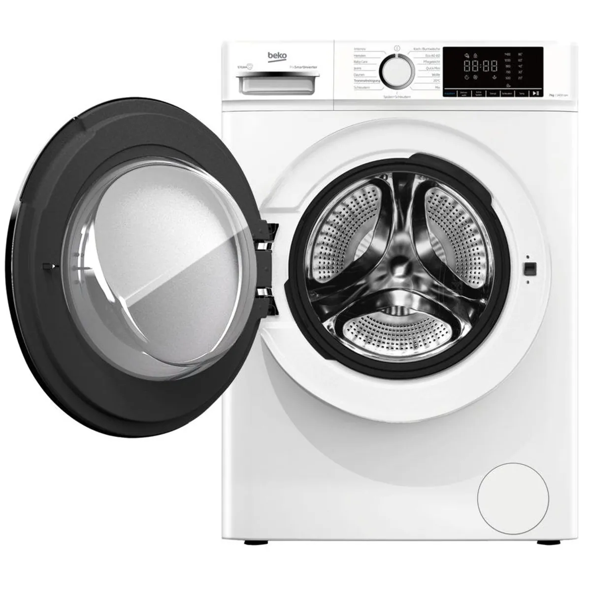 BEKO WMOFE741 Waschmaschine, 7 kg, 1400 U/min, Dampffunktion, Nachlegefunktion 2