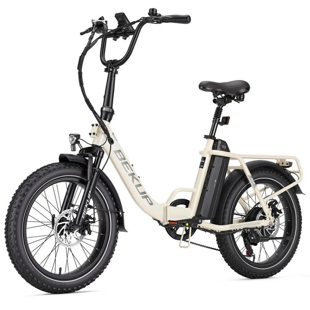BEKUP S3 E-Bike Klapprad, 720 Wh Akku, 60 Nm Heckmotor — Faltbar, Shimano 7-Gang, komfortabel