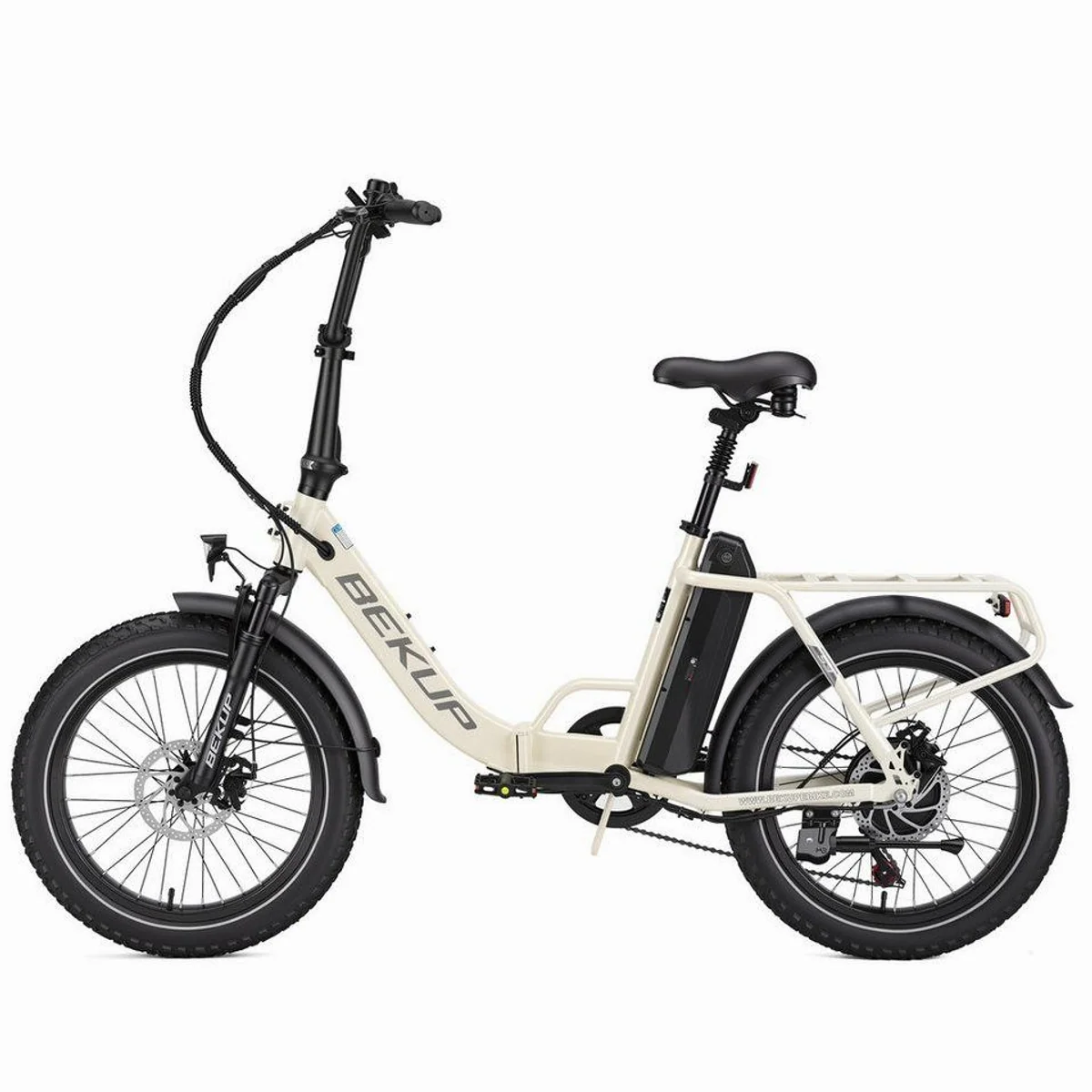 BEKUP S3 E-Bike Klapprad, 720 Wh Akku, 60 Nm Heckmotor — Faltbar, Shimano 7-Gang, komfortabel 3