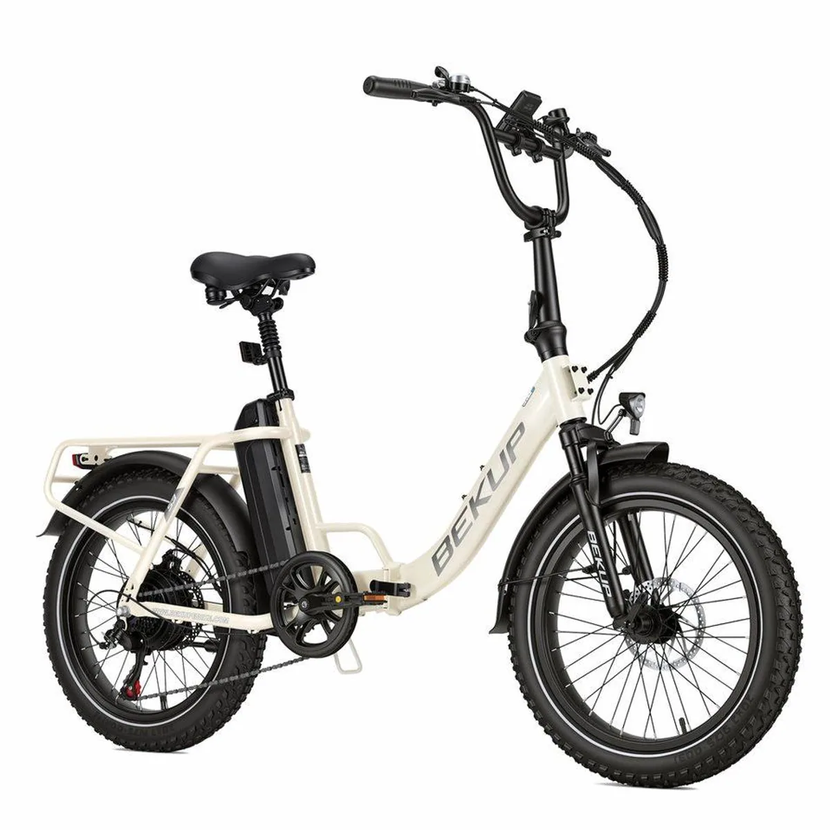 BEKUP S3 E-Bike Klapprad, 75 km Reichweite, 7-Gang Shimano, faltbar