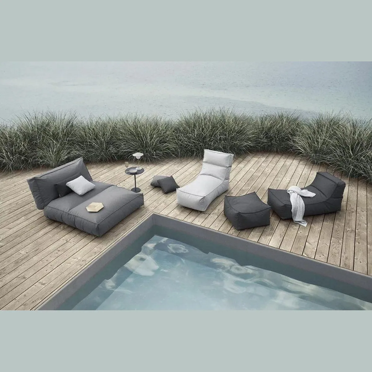 blomus STAY Outdoor-Lounger, wetterfest, ergonomisch, inkl. Schutzhülle 4