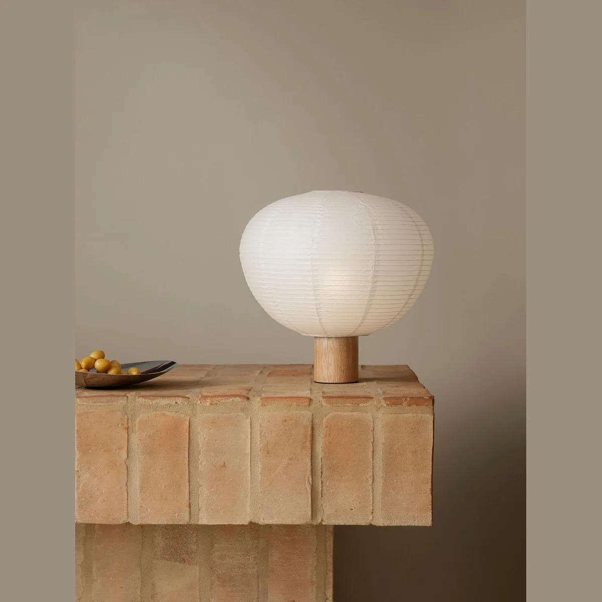 blomus KAMI Reispapierleuchte, warmes Licht, elegantes Design, handgefertigt 4