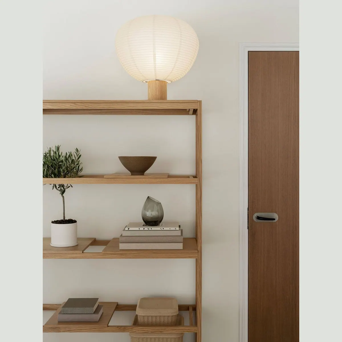 blomus KAMI Reispapierleuchte, warmes Licht, elegantes Design, handgefertigt 5