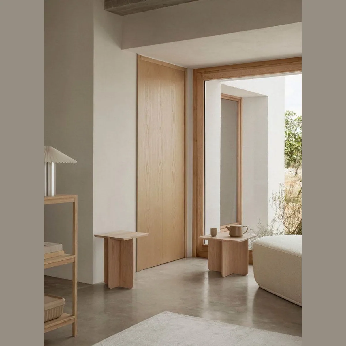 blomus Engawa Beistelltisch, modernes Design aus Eichenholz, japanische Inspiration 4