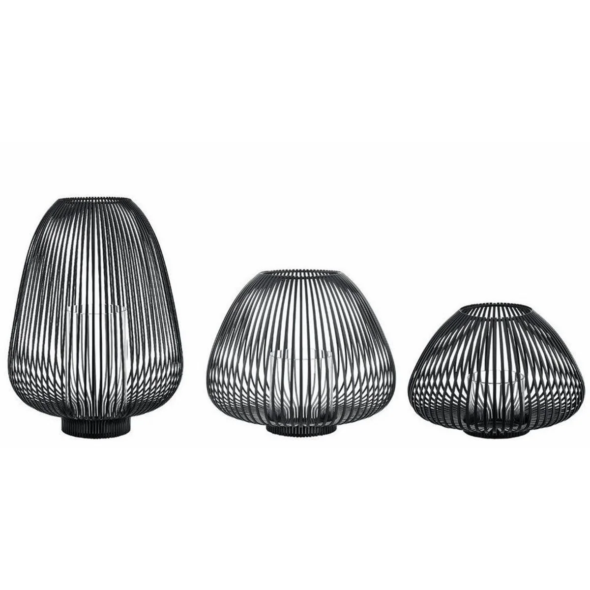 blomus LYVA Laternen-Set, moderne Eleganz in 3 Größen