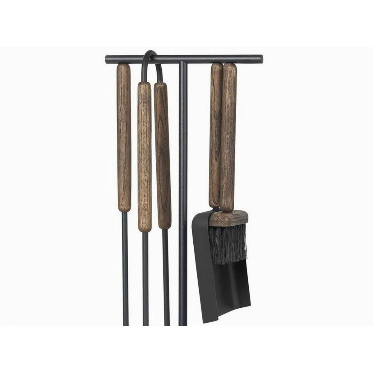 blomus ASHI Kamingarnitur 5tlg, puristisches Design, platzsparend, mit Magnethalterung 3