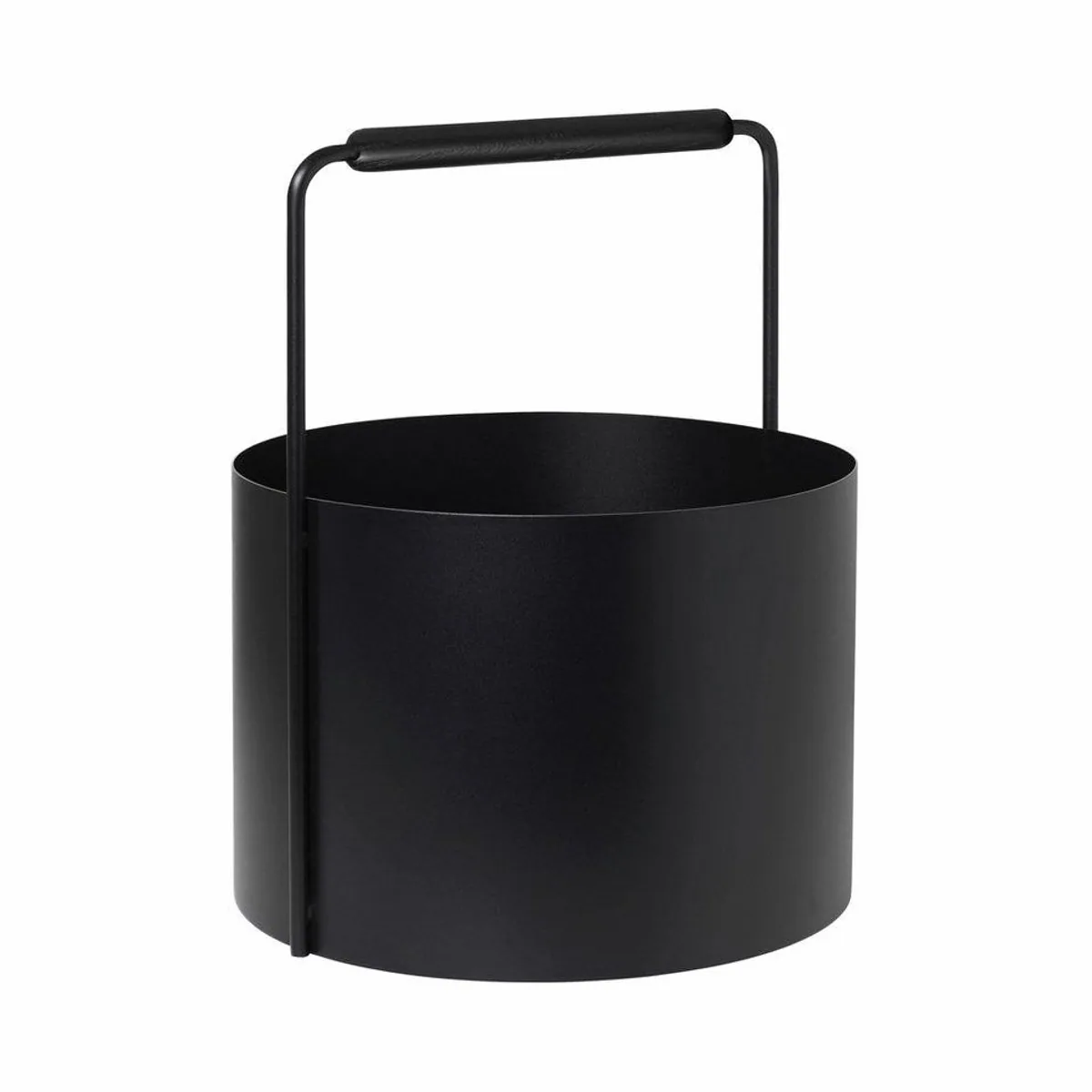 Blomus ASHI Kaminholzkorb, elegantes Design, langlebige Materialien, praktische Handhabung