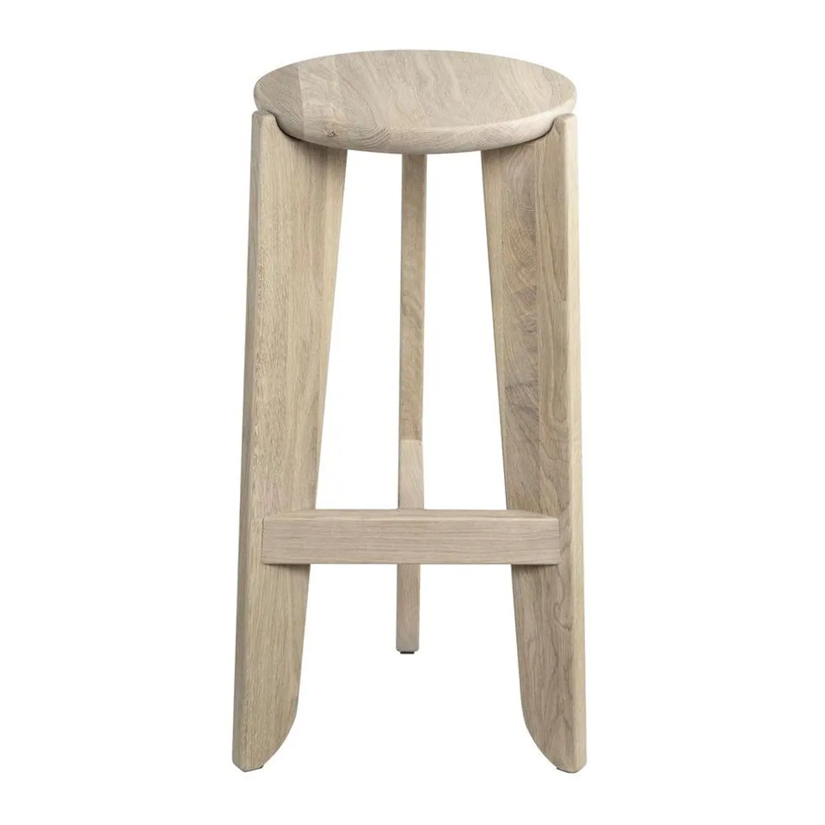 blomus ELI Hocker, massives Eichenholz, zeitloses Design, vielseitig einsetzbar