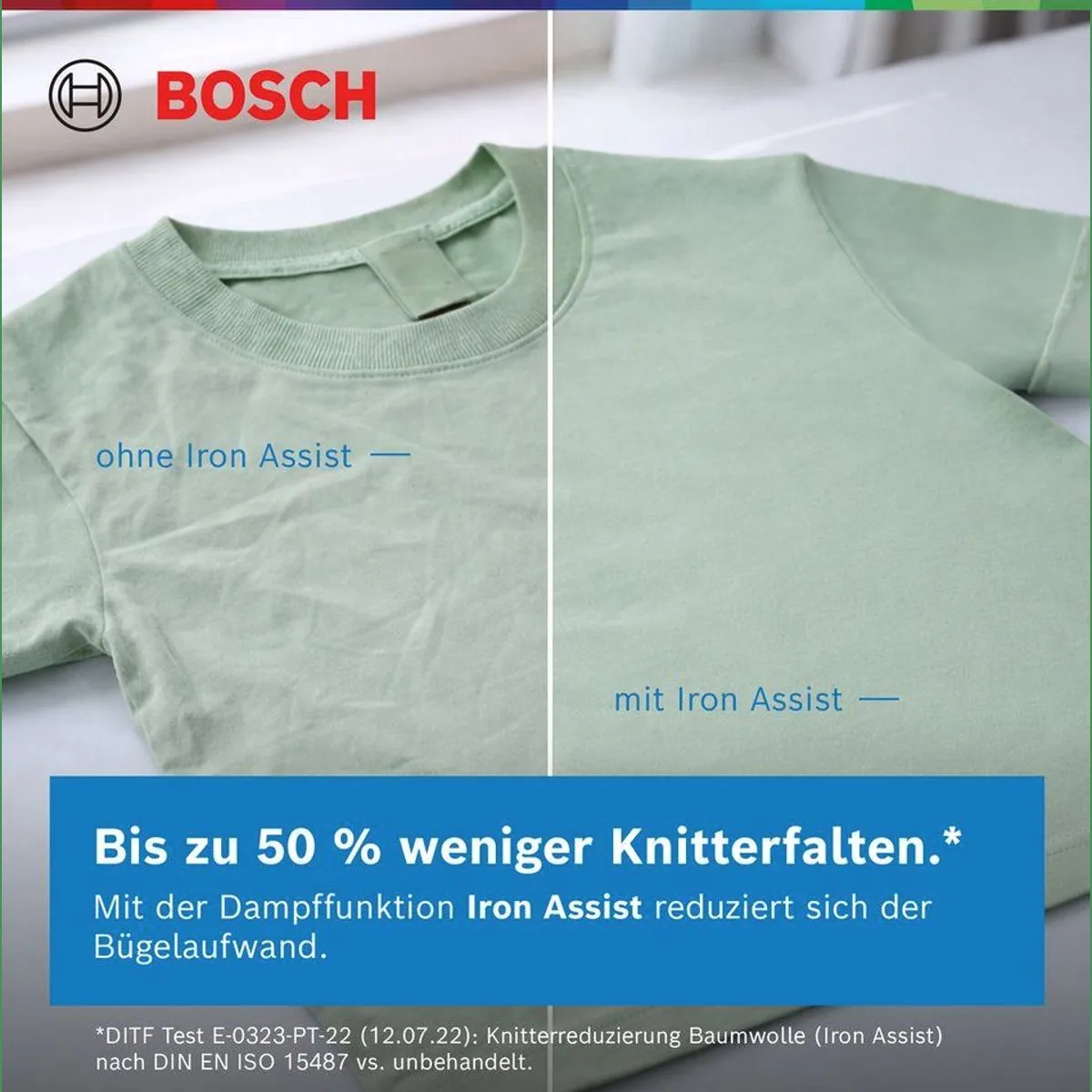 Bosch Waschmaschine Serie 8 WGB244040, 9 kg, 1400 U/min, effiziente Programme 3