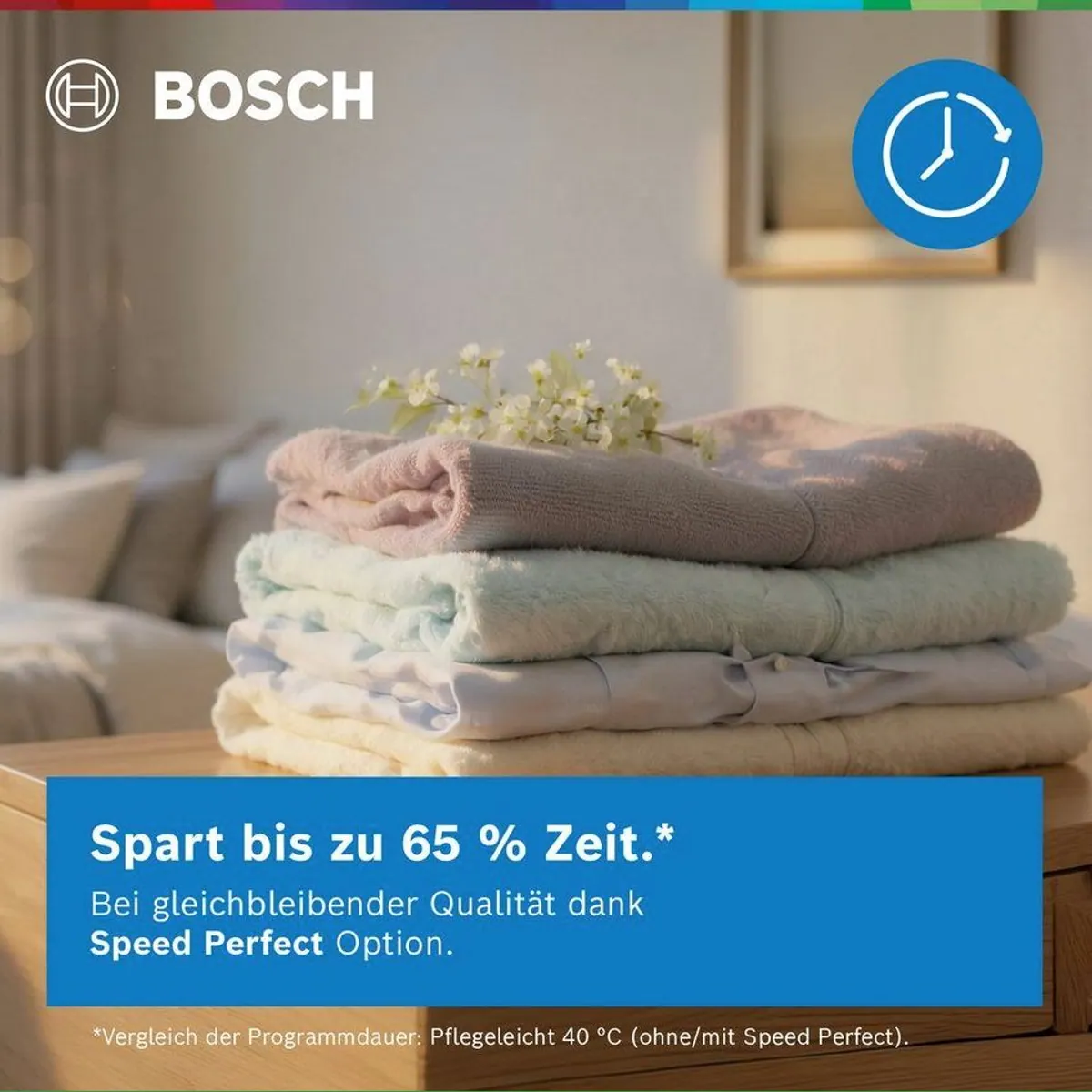 BOSCH WUU28T48 Waschmaschine, 8 kg, 1400 U/min, unterbaufähig, Energieeffizienz A, Invertermotor 5