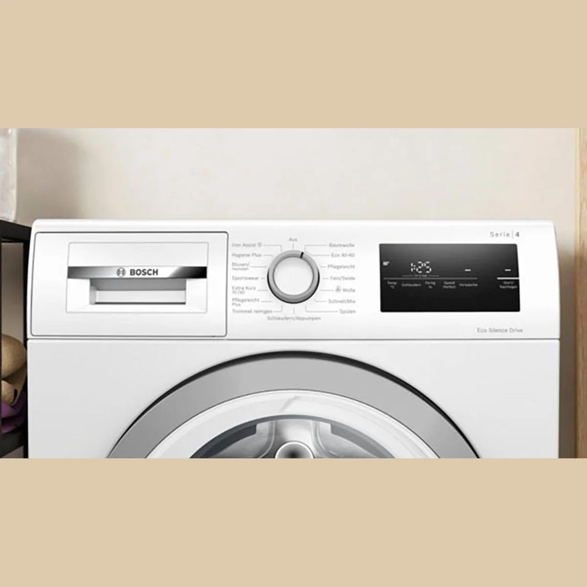 BOSCH WAN28127 Waschmaschine, 8 kg, 1400 U/min, Dampffunktion, Kindersicherung 2
