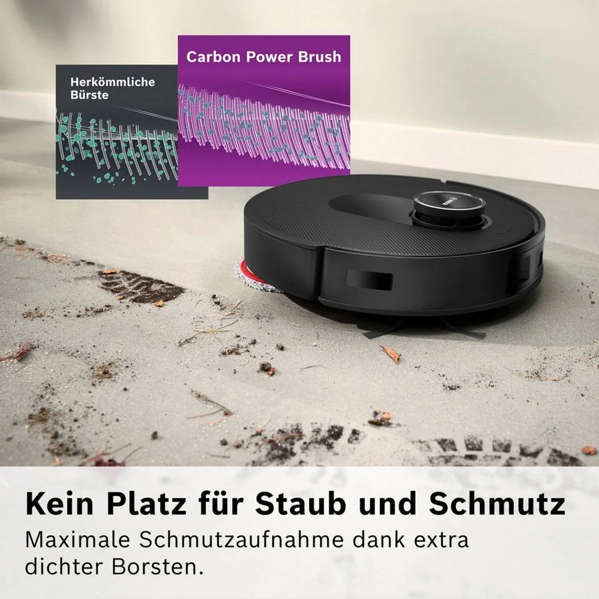 BOSCH Spotless Max BCRDW3B, 11.000 Pa Saugkraft, Wischfunktion, Smart Vision — effektiv reinigen 3