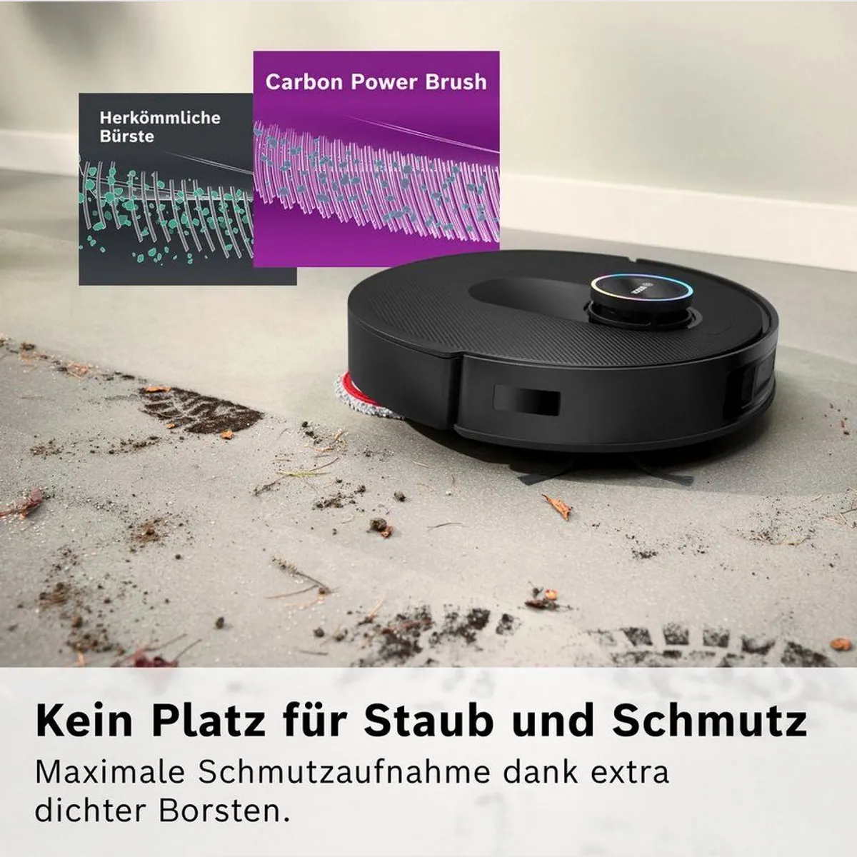BOSCH Spotless Max Cam BCRDW3BX, 11.000 Pa Saugkraft, Wischfunktion, intelligente Navigation 3