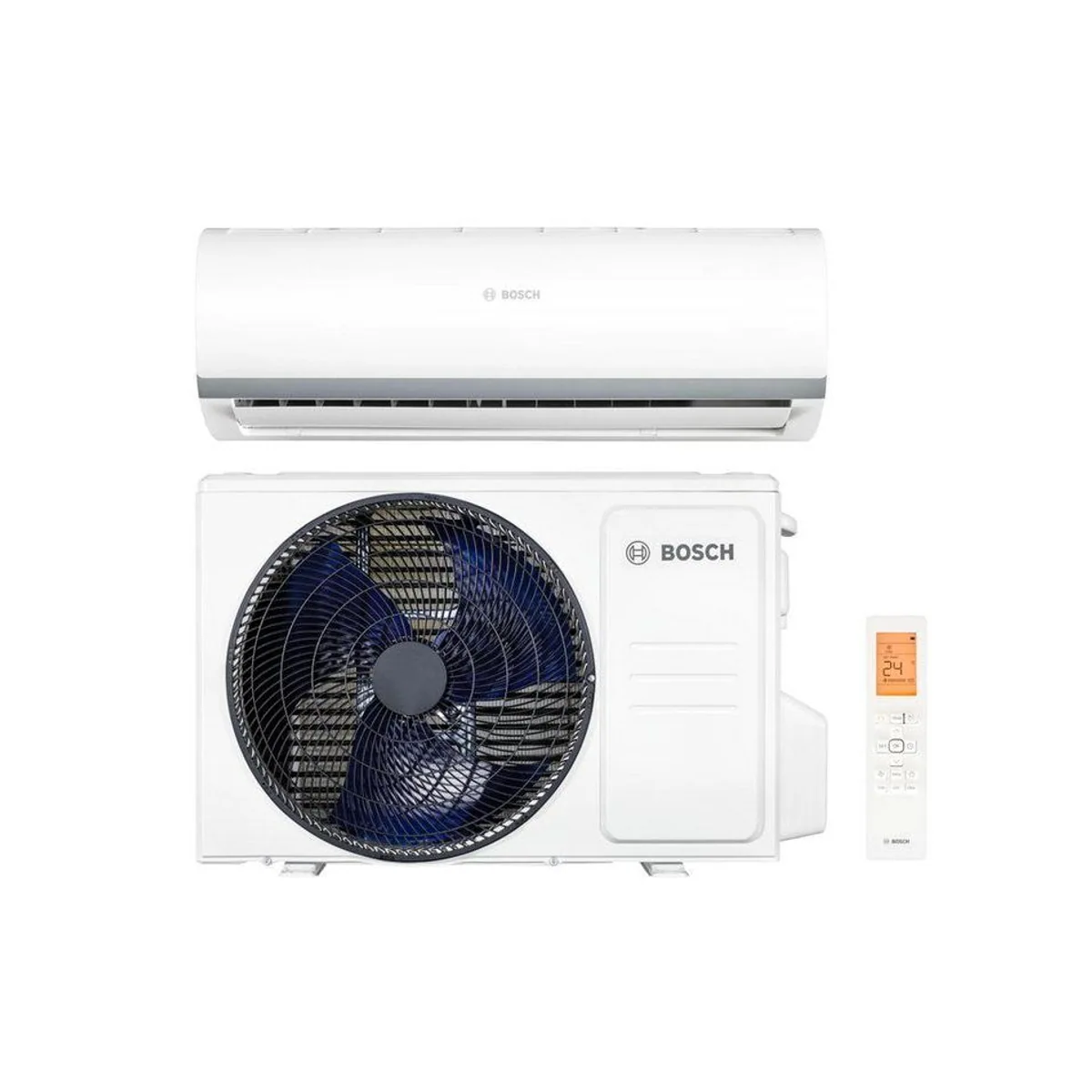 BOSCH Klimagerät Climate 2000, 7 kW, A++ für Kühlen, A+ für Heizen — leise, effizient, vielseitig