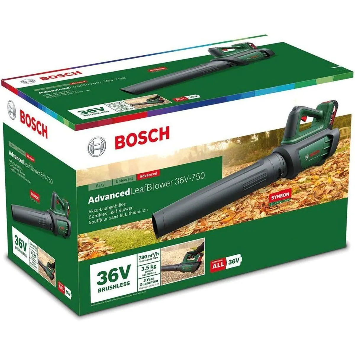 Bosch Home & Garden AdvancedLeafBlower 36V-750, kabellos, leistungsstark, flexibel 4