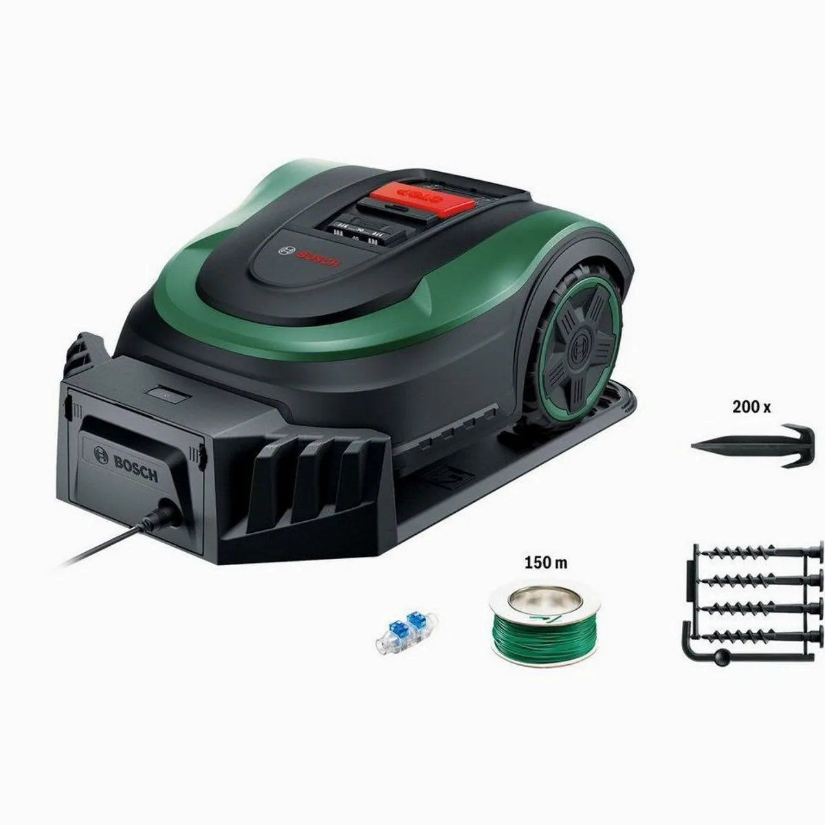 Bosch Indego M+ 700 Rasenmähroboter, autonome Mähfunktion, LogiCut Technologie