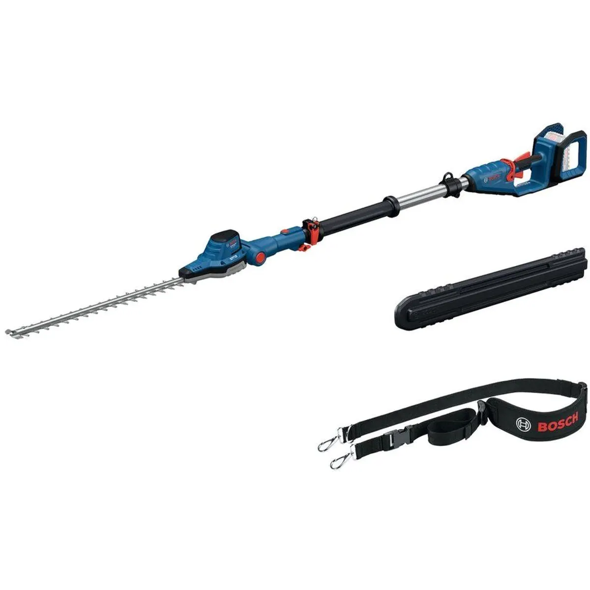 Bosch Professional GHE 18V-50 TP Solo, präzise Heckenschere, ergonomisch & teleskopierbar