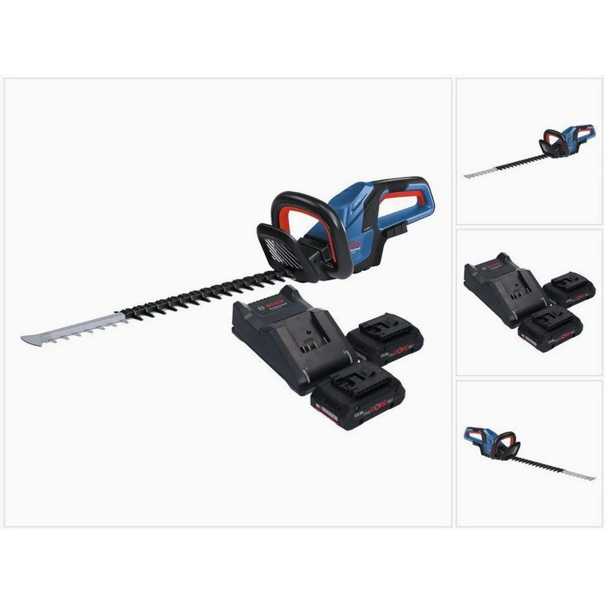 Bosch Professional GHE 18V-60, kraftvoller bürstenloser Motor, 600 mm Schnittlänge