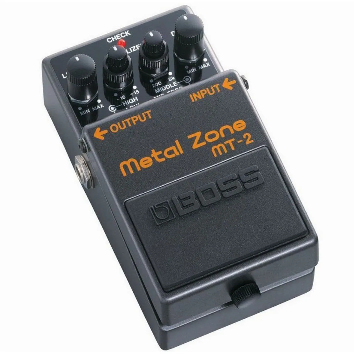 Boss MT-2 Metal Zone Distortion Pedal, vielseitig, rauscharm, 3-Band-EQ