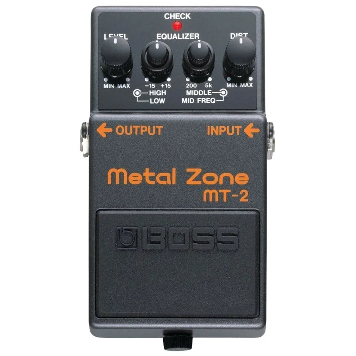 Boss MT-2 Metal Zone Distortion Pedal, vielseitig, rauscharm, 3-Band-EQ 2