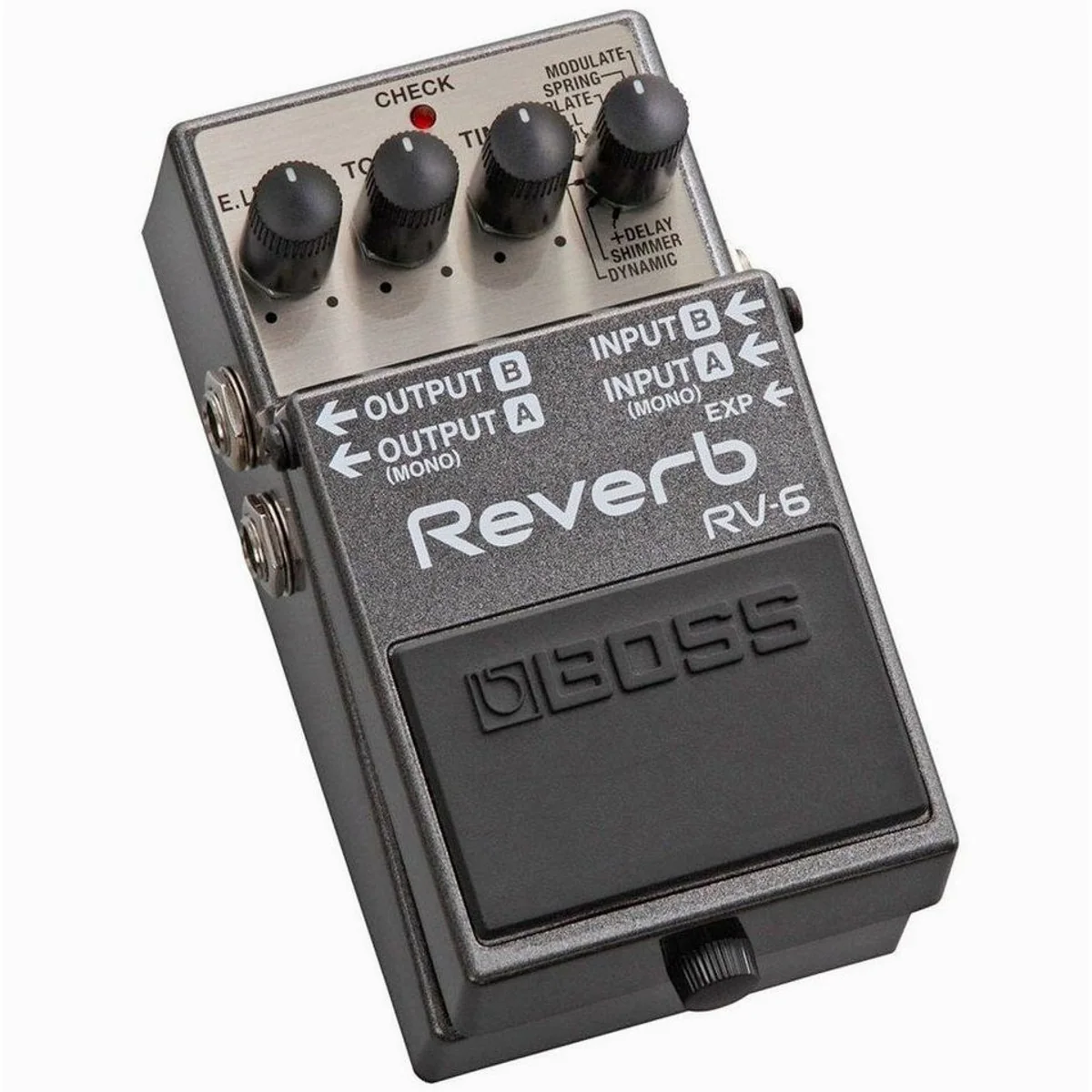 Boss RV-6 Reverb-Pedal, 8 Hall-Programme, kompakte Bedienung 2