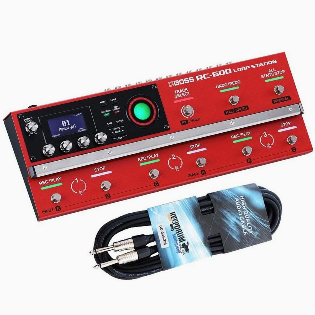 Boss RC-600 Loop-Station, 6 Spuren, integrierte Effekte, umfangreiche Anschlussmöglichkeiten