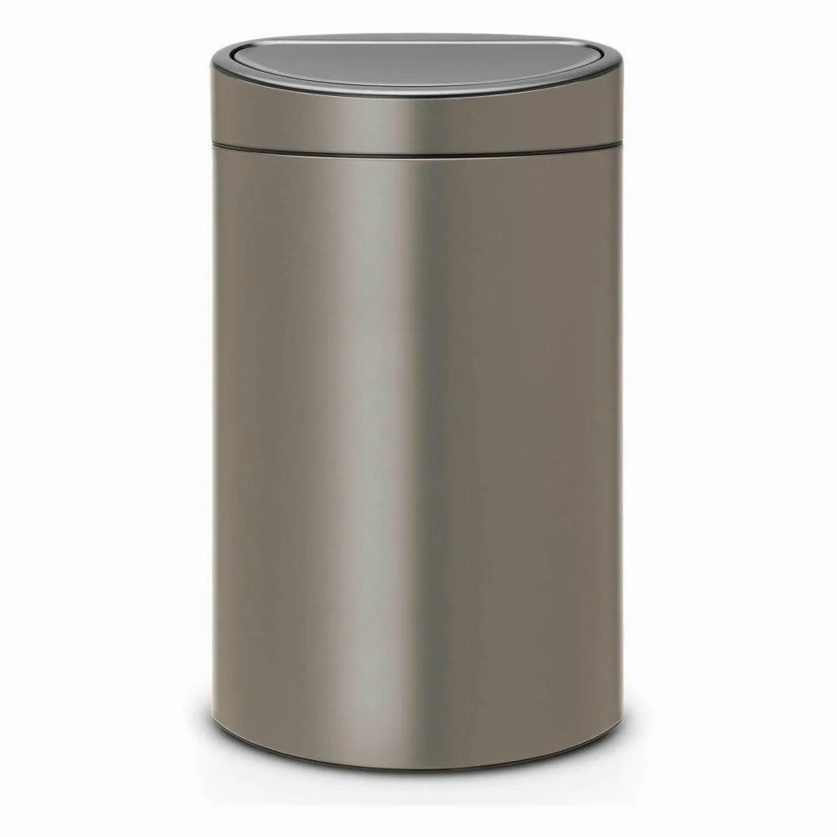 Brabantia Touch Bin Recycle, platzsparend, leise Öffnung, 2 Einsätze — 10 + 23 Liter